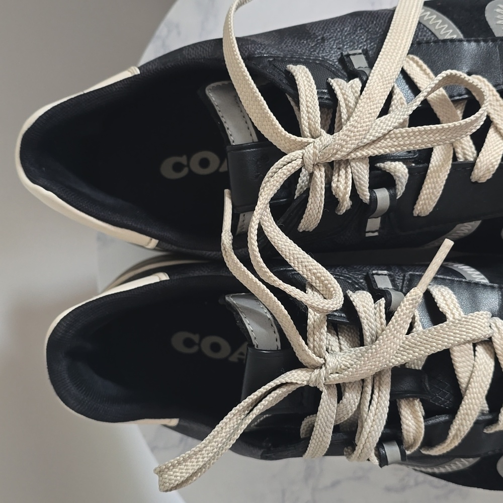 Coach 1941 Black Citysole Signature Court Sneakers - Picture 9 of 11